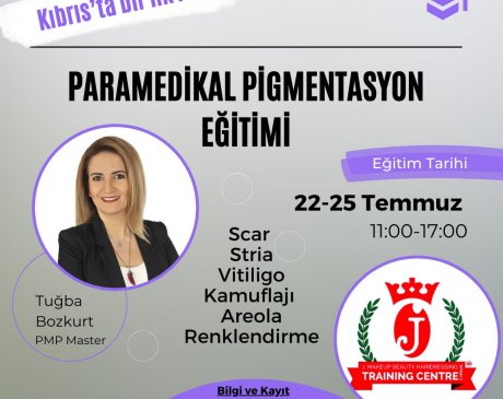 Paramedikal pigmentasyonda Türkiye’de de öncü olan Master Tuğba Bozkurt ile eğitimlerimiz başlıyor...